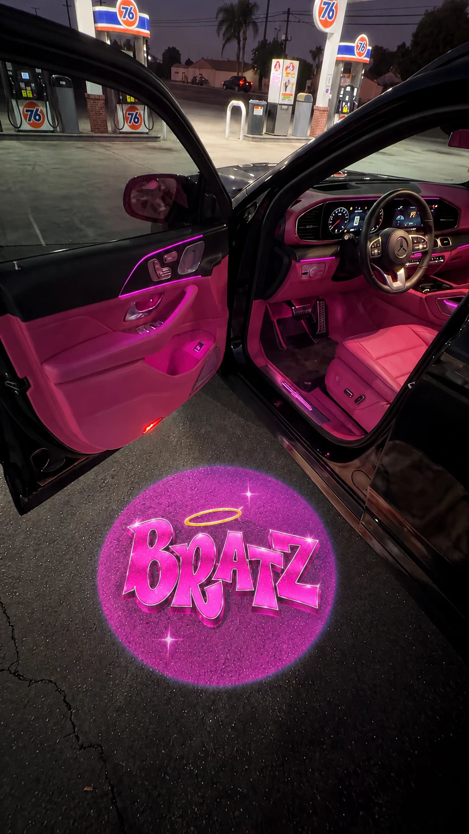 Bratz logo ground projection